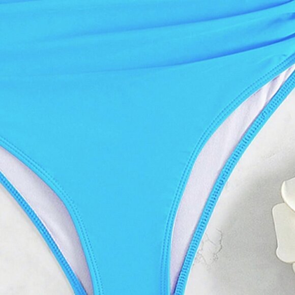 Ocean Blues Push Up Bikini Swimsuit - Picture 5 of 8